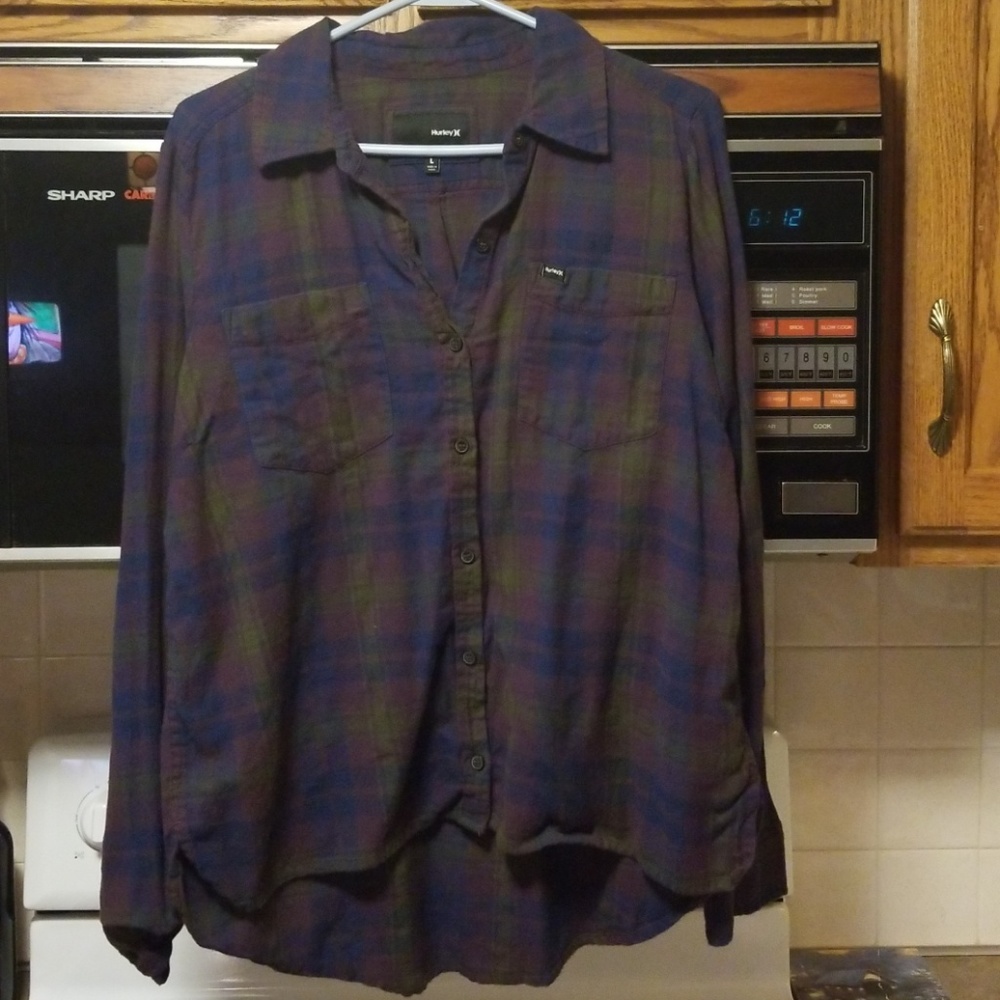 EUC Hurley fall flannel (thinner)